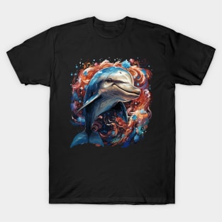 Patriotic Dolphin T-Shirt